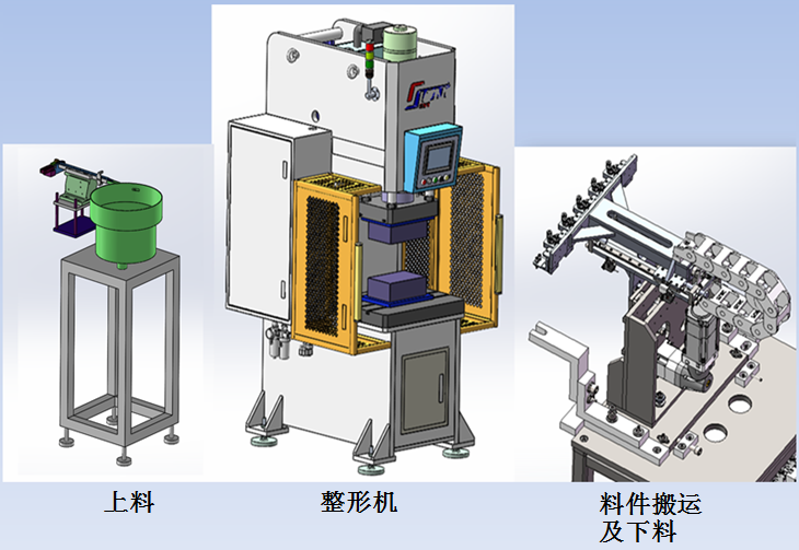 MIM粉末整形自动化上下料解决方案